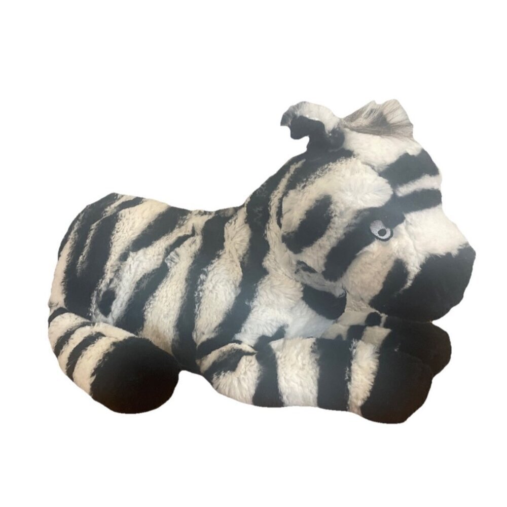 Kohl's Cares Animal Planet Zebra 12" Plush Stuffed Animal Safari Laying Down Zoo
